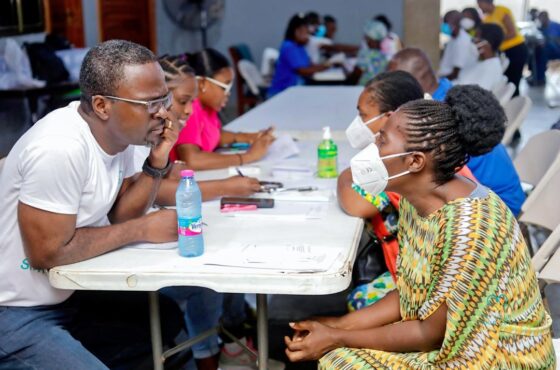 Abeka Lapaz residents benefit from MyHelp-YourHelp Foundation and Sue Sam Ministry health screening