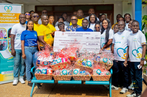 Love at First Cry: MyHelp-YourHelp Foundation Brings Joy to Needy Mothers at Tema General Hospital