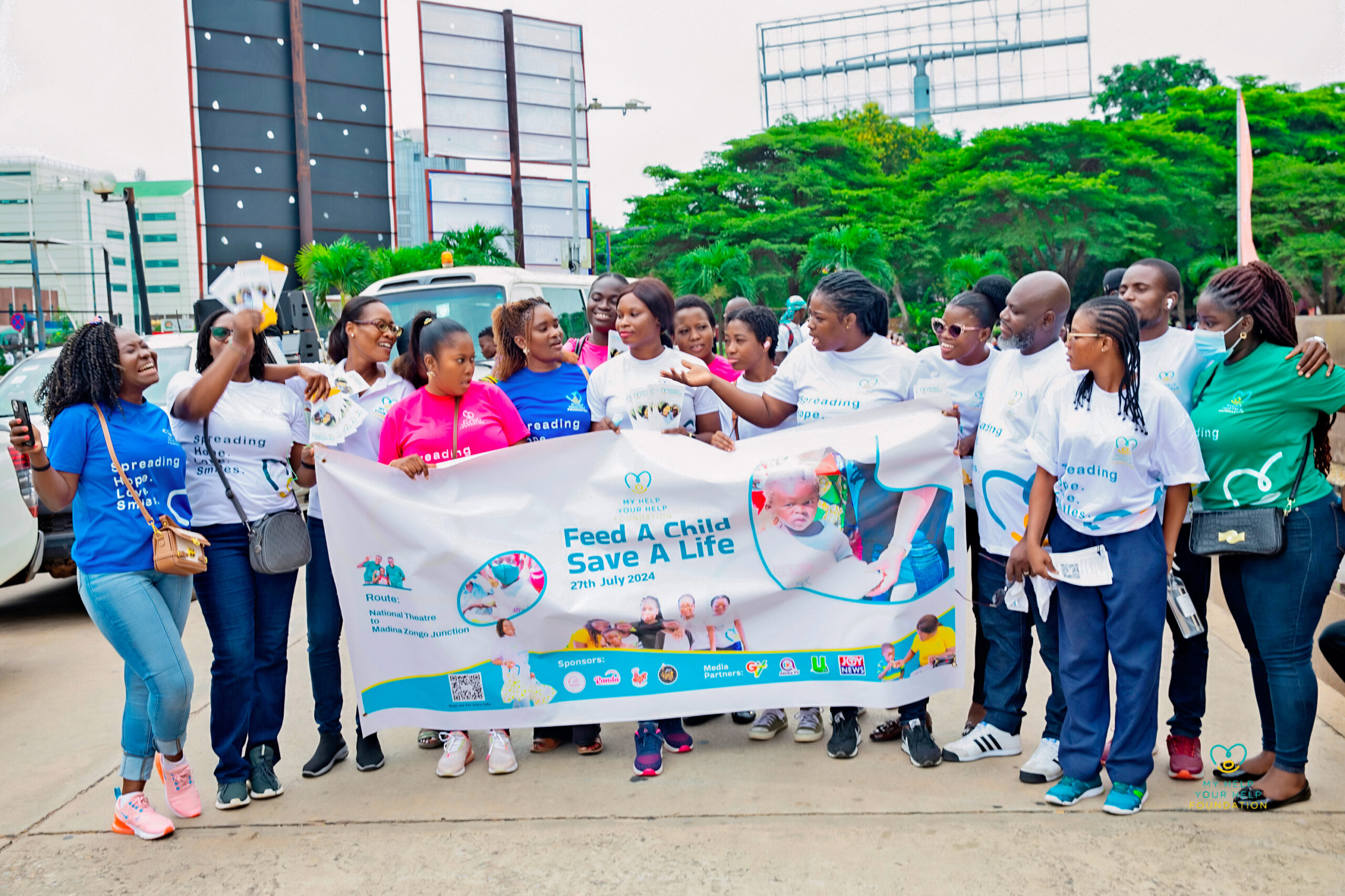 Feeding the Future: MyHelp-YourHelp Foundation’s Commitment to Street Children in Accra