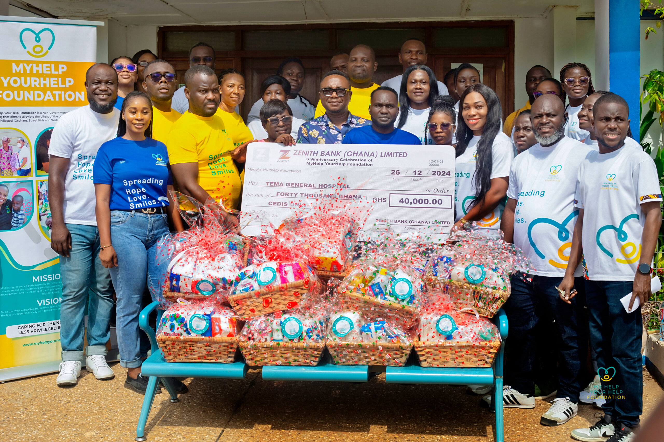 Love at First Cry: MyHelp-YourHelp Foundation Brings Joy to Needy Mothers at Tema General Hospital