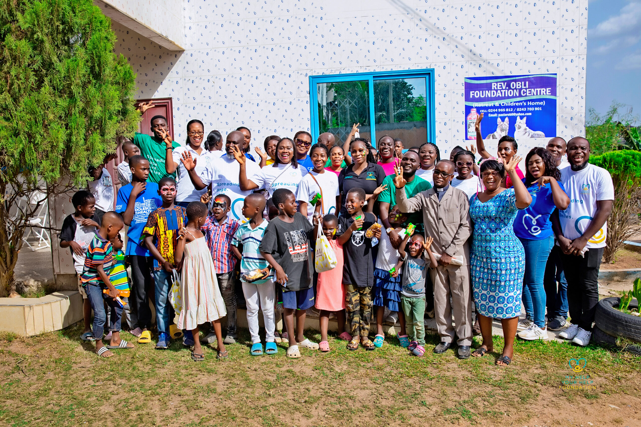 An Easter Blessing: MyHelp-YourHelp Foundation Brings Hope and Joy to Rev. Obli Foundation